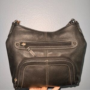 Tignanello Black Shoulder Bag